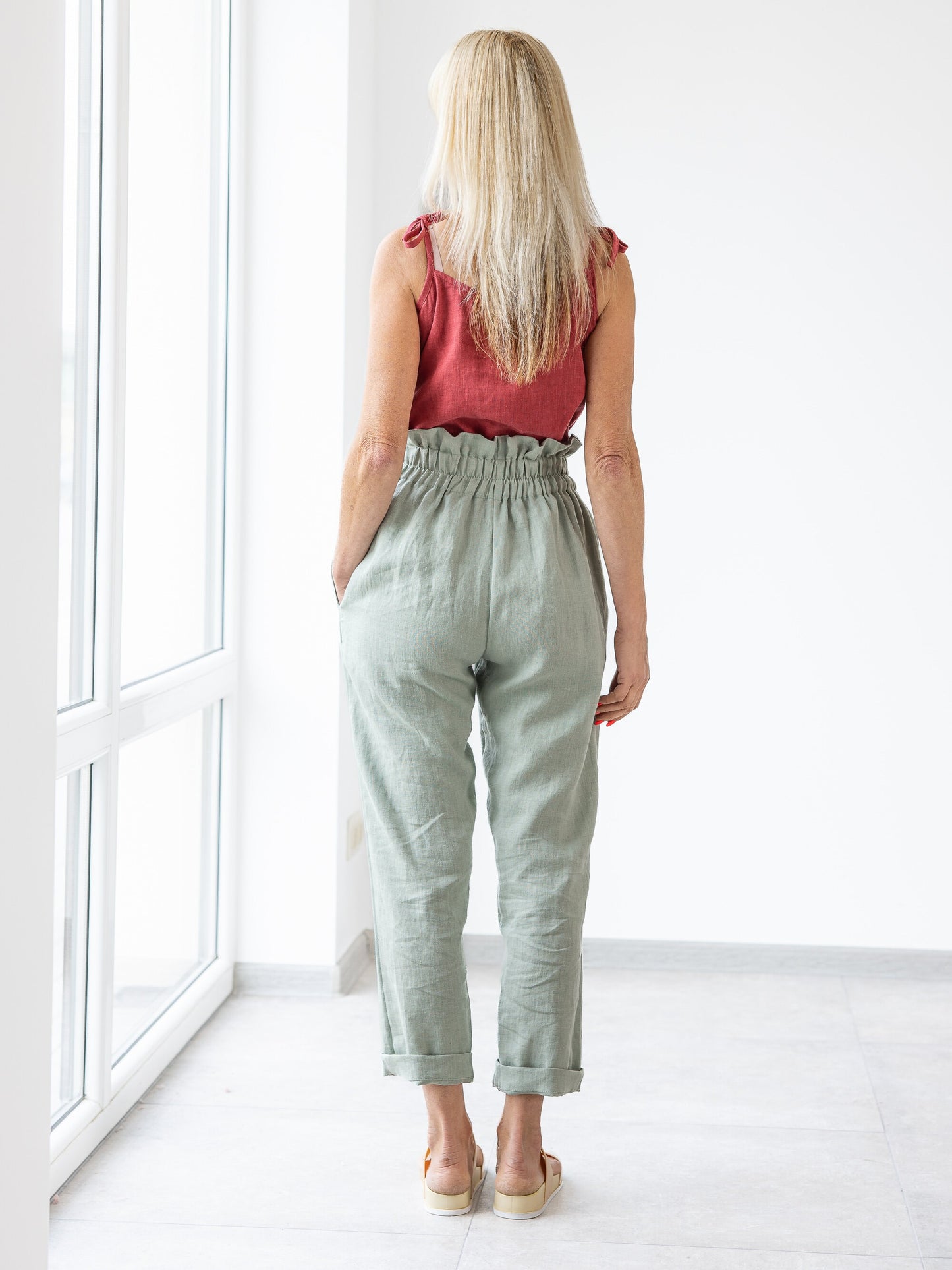 Linen pants for women