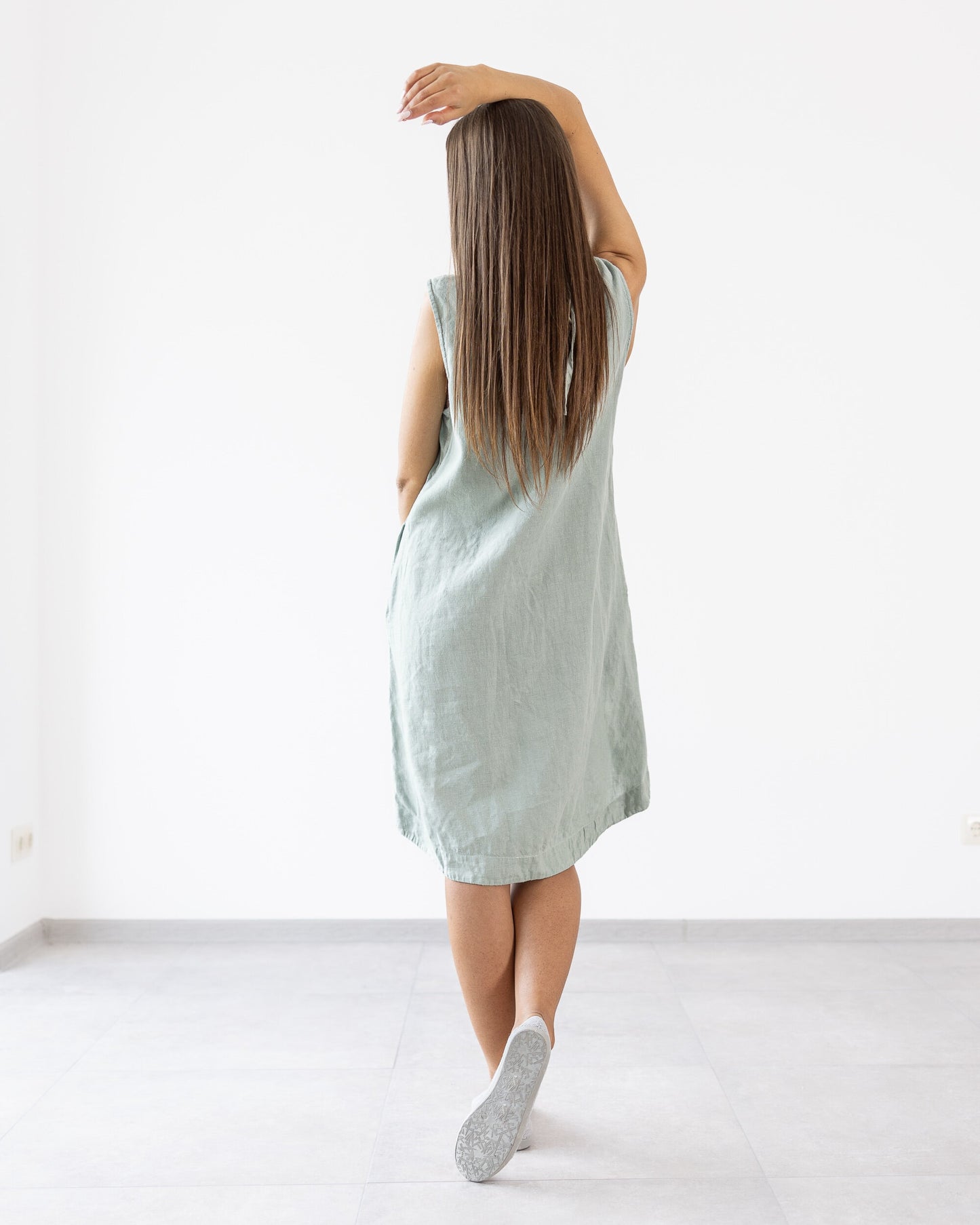 Casual midi dress linen