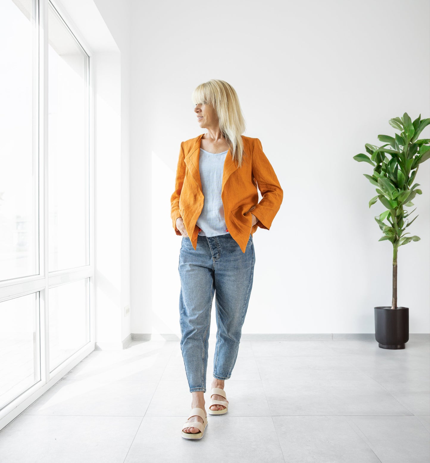 Women's Linen blazer