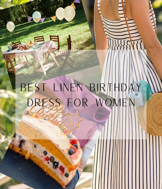 Best Linen Birthday Dress For Women / MINIMALISTICLINEN