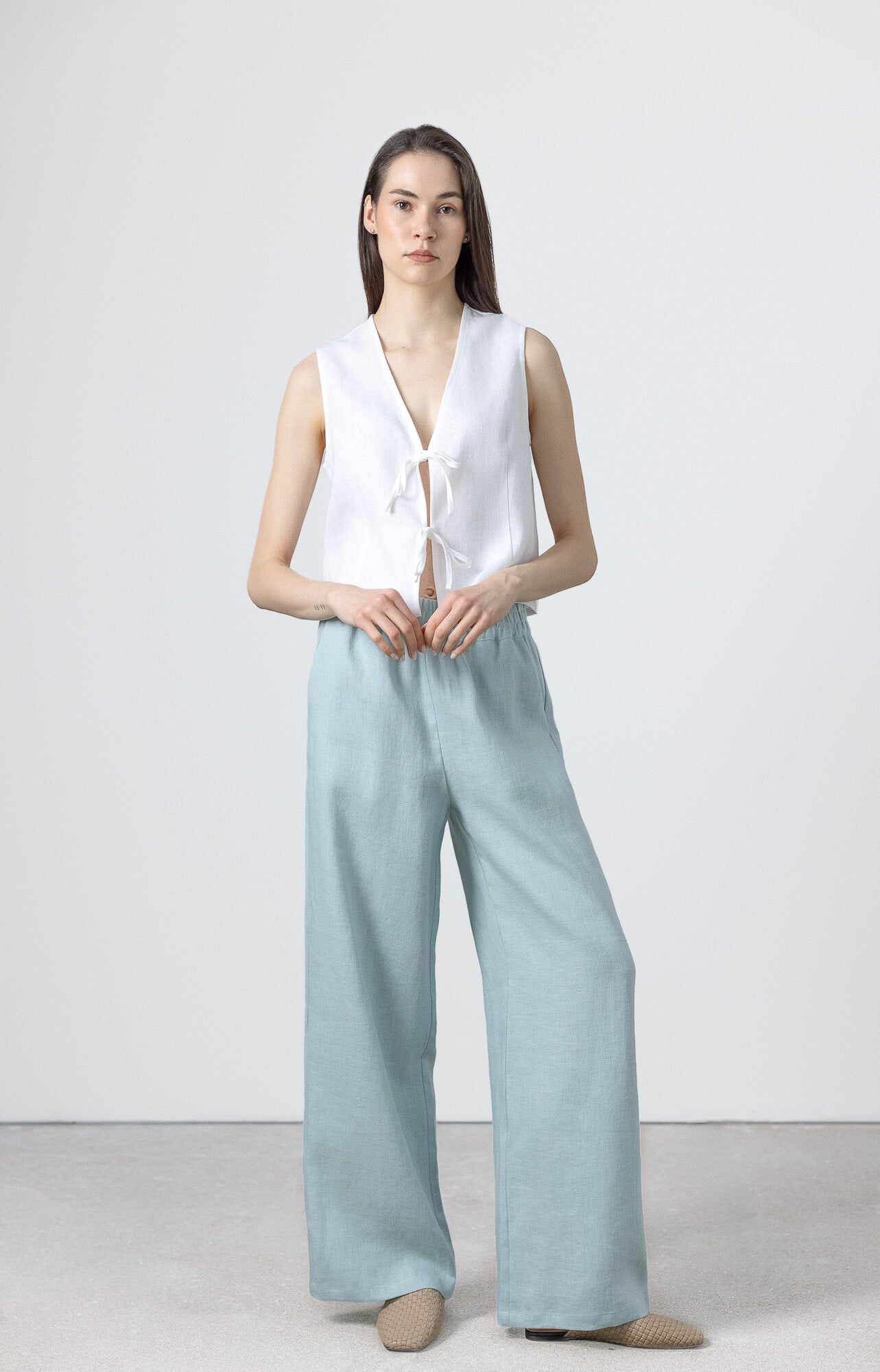 Breathable Linen Vest for Summer Layering