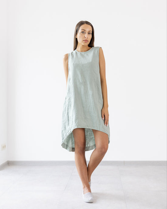 Handmade & Eco-friendly Linen Midi Dresses | MinimalisticLinen Handmade & Eco-friendly Linen Midi Dresses | MinimalisticLinen