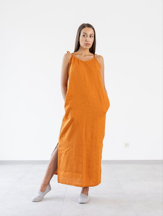 Find Your Elegant Linen Maxi Dress | MinimalisticLinen Find Your Elegant Linen Maxi Dress | MinimalisticLinen