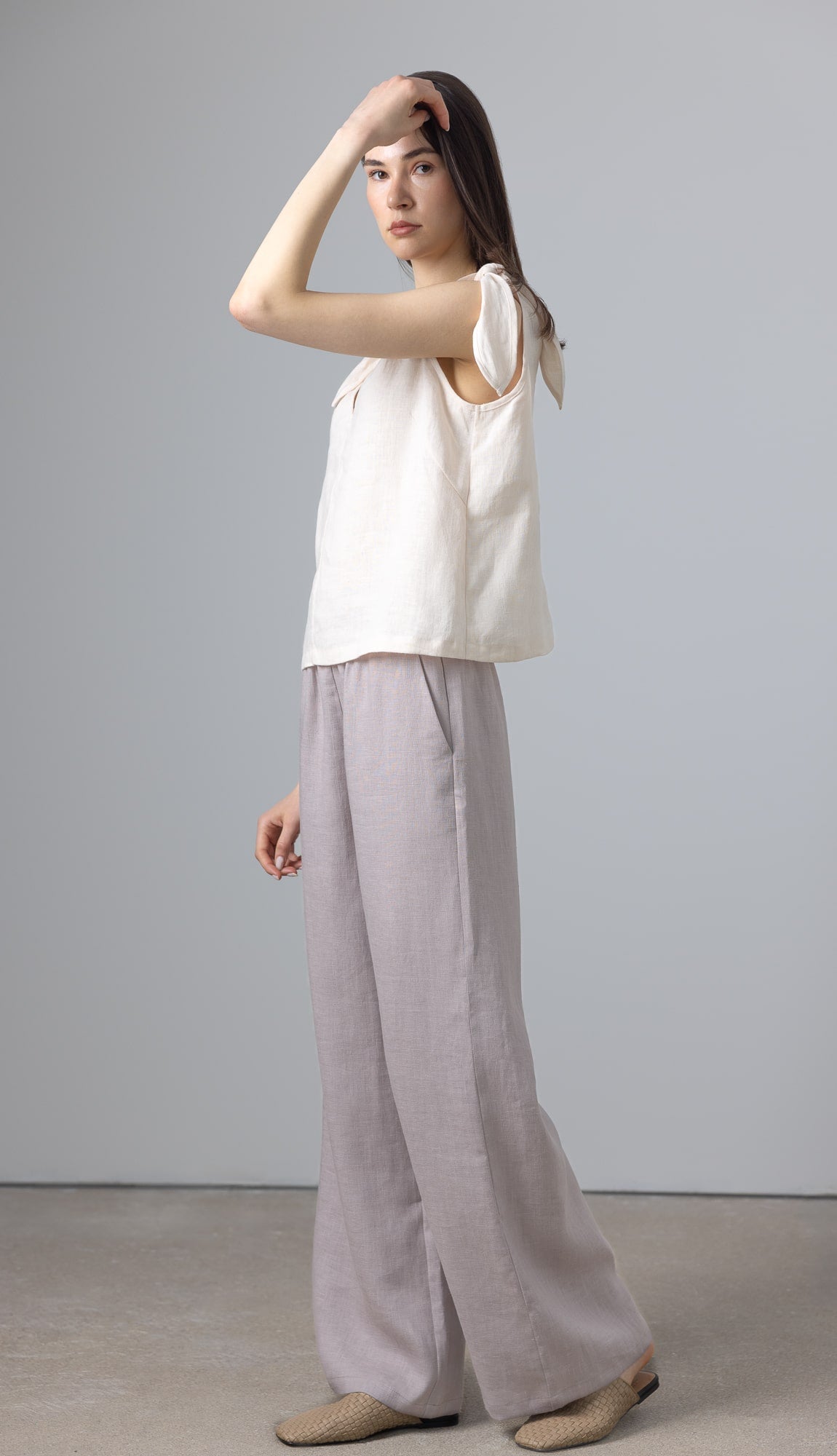 White linen TOP