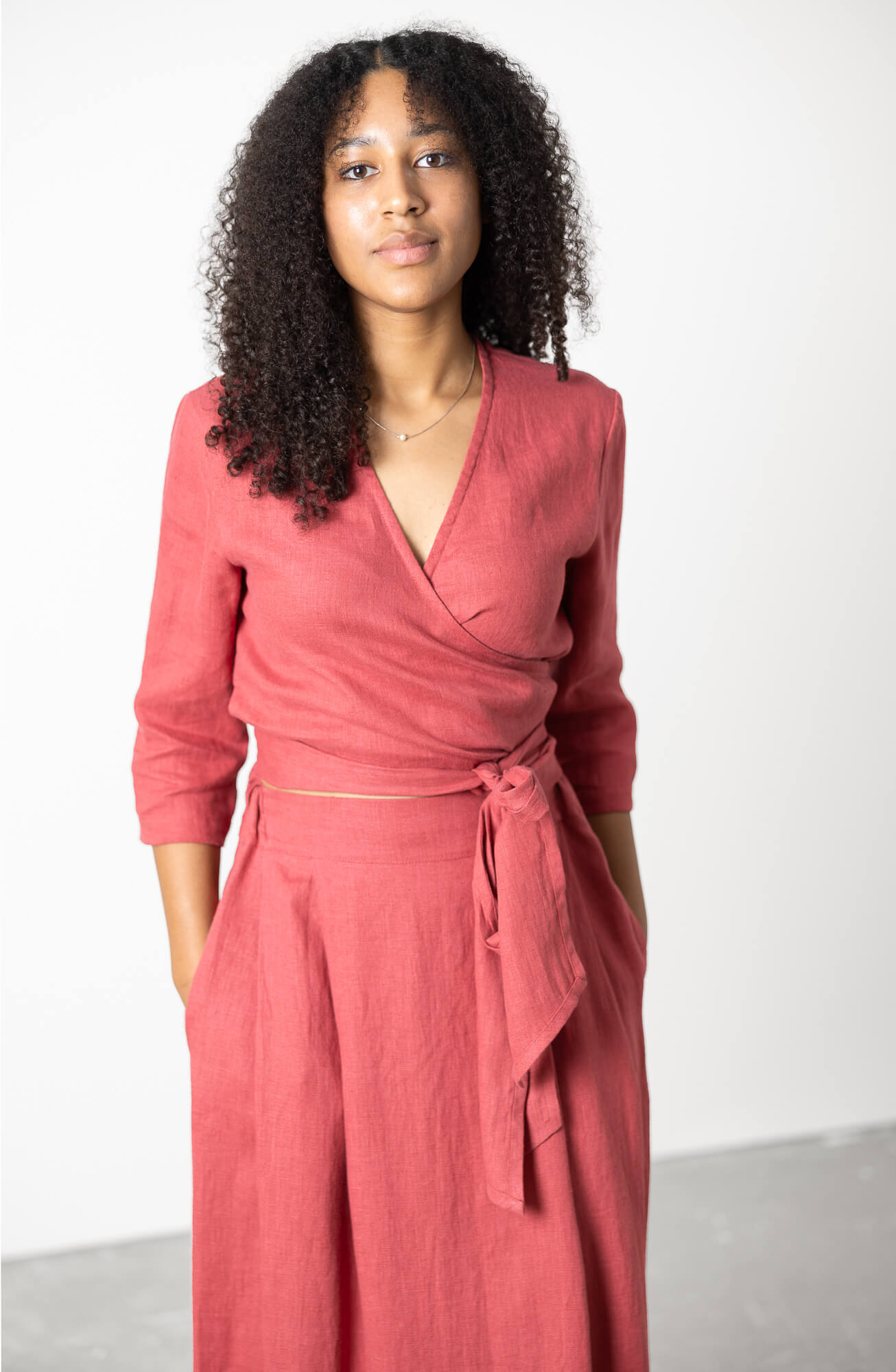 Breathable linen maxi skirt for everyday comfort and effortless style