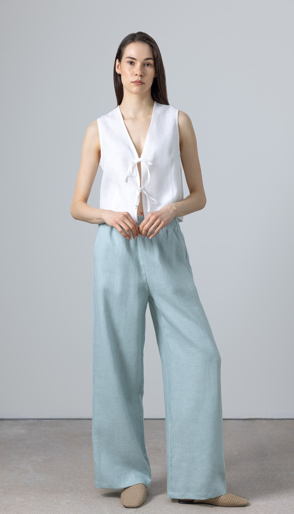linen trousers women